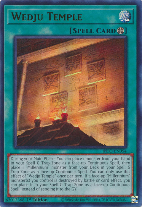 Wedju Temple - INFO-EN054 - Ultra Rare - 1st Edition