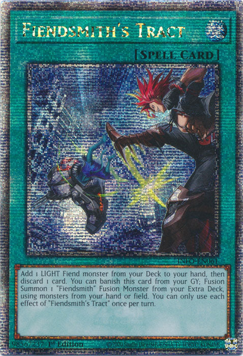 Fiendsmith's Tract - INFO-EN061 - Quarter Century Secret Rare - 1st Edition