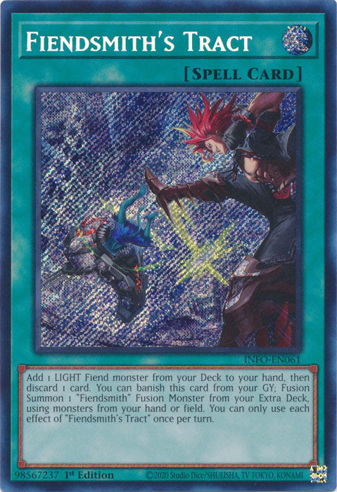 Fiendsmith's Tract - INFO-EN061 - Secret Rare - 1st Edition