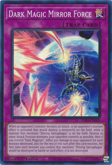 Dark Magic Mirror Force - INFO-EN069 - Super Rare - 1st Edition