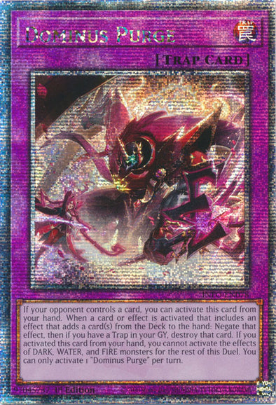 Dominus Purge - INFO-EN078 - Quarter Century Secret Rare - 1st Edition