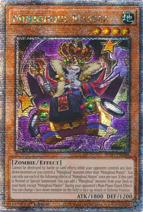 Mimighoul Master - INFO-EN090 - Quarter Century Secret Rare - 1st Edition