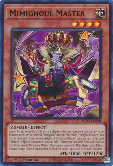 Mimighoul Master - INFO-EN090 - Ultra Rare - 1st Edition