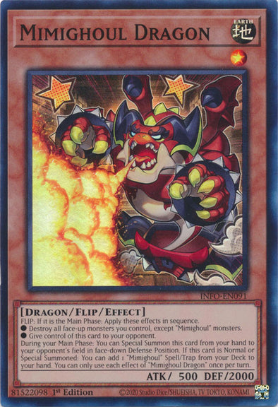 Mimighoul Dragon - INFO-EN091 - Super Rare - 1st Edition