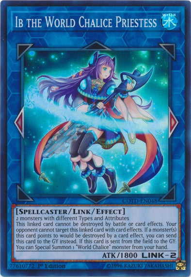 Ib the World Chalice Priestess - COTD-EN048 - Super Rare - 1st Edition available at 401 Games Canada