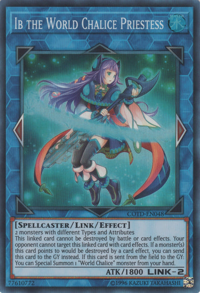 Ib the World Chalice Priestess - COTD-EN048 - Super Rare - Unlimited available at 401 Games Canada