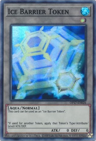 Ice Barrier Token - OP17-EN026 - Super Rare available at 401 Games Canada