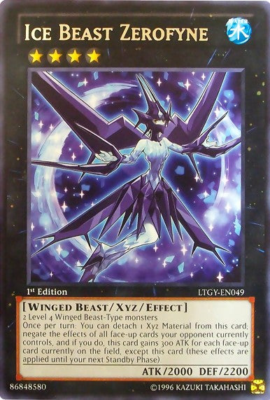 Ice Beast Zerofyne - LTGY-EN049 - Rare - 1st Edition available at 401 Games Canada