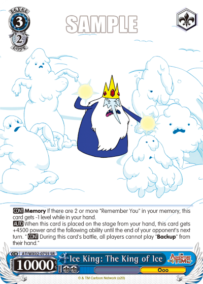 Ice King: The King of Ice - AT/WX02-075S - Super Rare available at 401 Games Canada