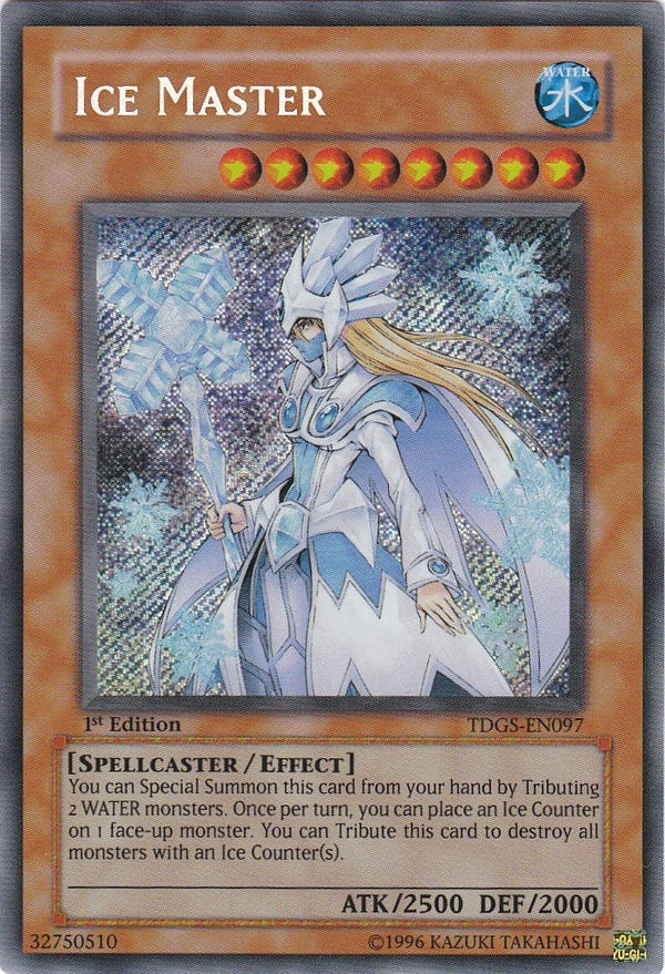 Ice Master - TDGS-EN097 - Secret Rare - 1st Edition available at 401 Games Canada