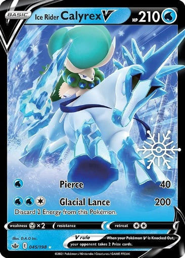 Ice Rider Calyrex V - 045/198 - Ultra Rare Promo (2022 Holiday Calendar) available at 401 Games Canada