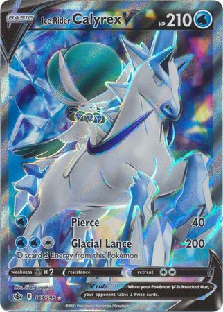 Ice Rider Calyrex V - 163/198 - Full Art Ultra Rare available at 401 Games Canada