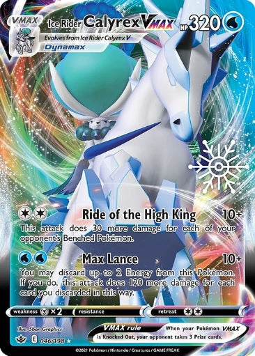Ice Rider Calyrex VMAX - 046/198 - Ultra Rare Promo (2022 Holiday Calendar) available at 401 Games Canada