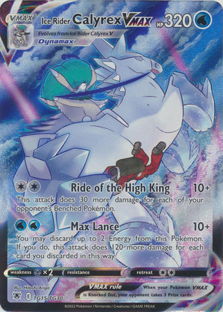 Ice Rider Calyrex VMAX - TG15/TG30 - Ultra Rare available at 401 Games Canada