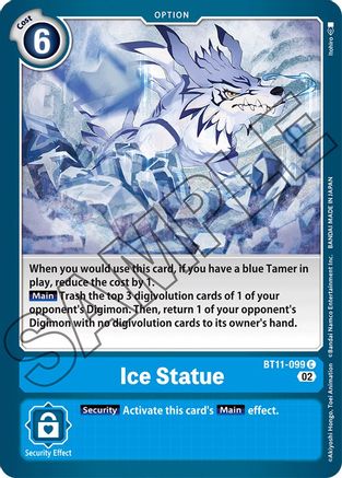 Ice Statue - BT11-099 - Common available at 401 Games Canada