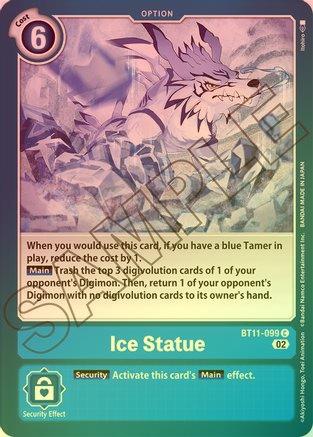 Ice Statue (Foil) - BT11-099 - Common available at 401 Games Canada