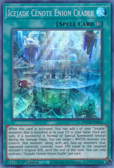 Icejade Cenote Enion Cradle - BACH-EN052 - Super Rare - 1st Edition available at 401 Games Canada