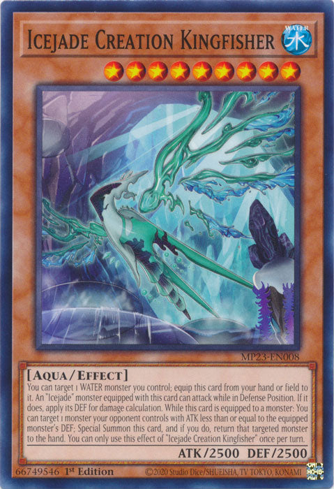 Icejade Creation Kingfisher - MP23-EN008 - Common - 1st Edition available at 401 Games Canada