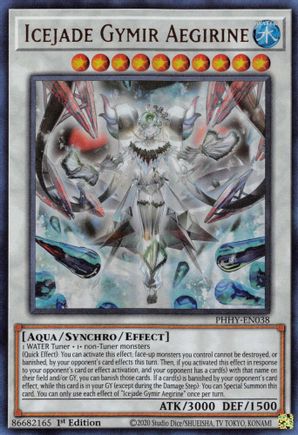 Icejade Gymir Aegirine - PHHY-EN038 - Ultra Rare - 1st Edition available at 401 Games Canada