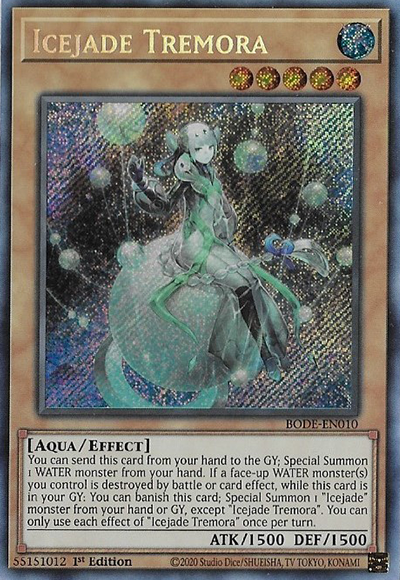 Icejade Tremora - BODE-EN010 - Secret Rare - 1st Edition available at 401 Games Canada