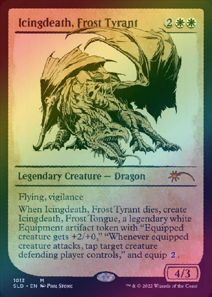 Icingdeath, Frost Tyrant - Here Be Dragons Secret Lair (Foil) (SLD)