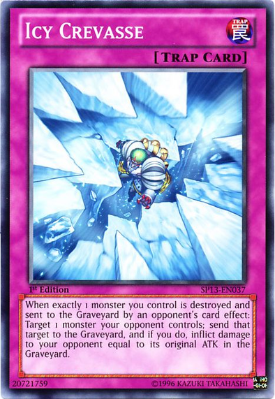 Icy Crevasse - SP13-EN037 - Starfoil Rare - 1st Edition available at 401 Games Canada