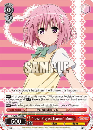 "Ideal Project Harem" Momo - TL/W37-TE12 - Trial Deck available at 401 Games Canada