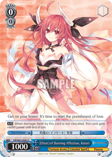 Ifrit of Burning Affection, Kotori - Fdl/W65-E083 - Uncommon available at 401 Games Canada