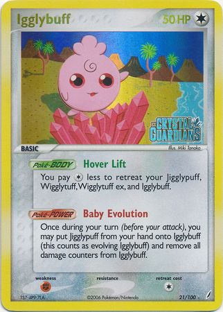 Igglybuff - 21/100 - Rare - Reverse Holo available at 401 Games Canada