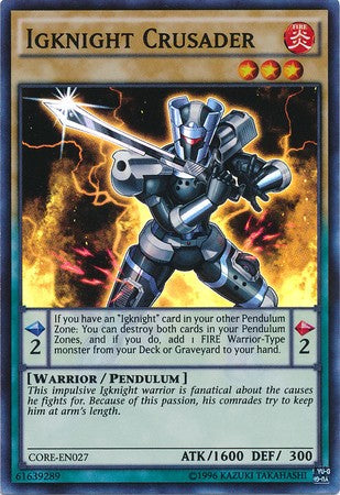 Igknight Crusader - CORE-EN027 - Super Rare - Unlimited available at 401 Games Canada