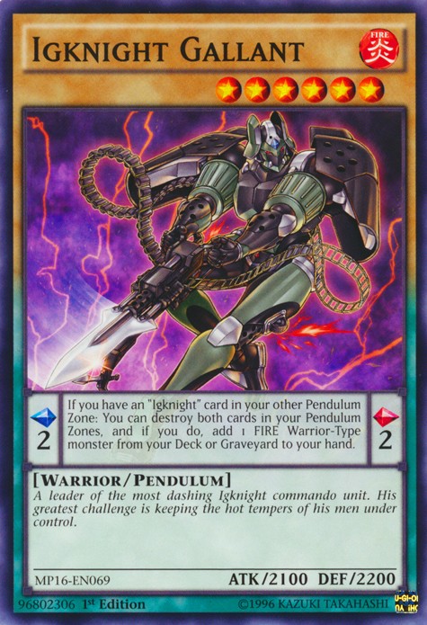 Igknight Gallant - MP16-EN069 - Common - 1st Edition available at 401 Games Canada