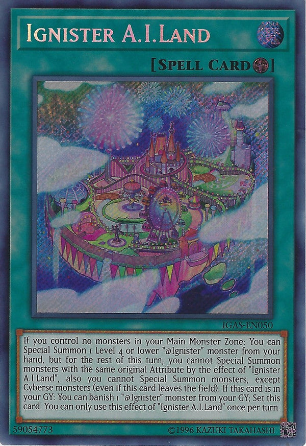 Ignister A.I.Land - IGAS-EN050 - Secret Rare - Unlimited available at 401 Games Canada