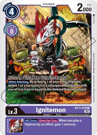 Ignitemon - BT11-076 - Uncommon available at 401 Games Canada