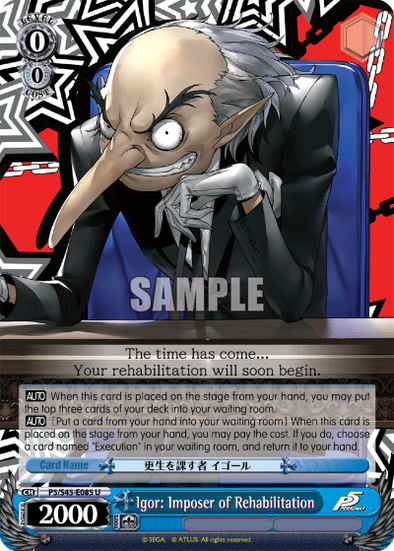 Igor: Imposer of Rehabilitation - P5/S45-E085 - Uncommon available at 401 Games Canada