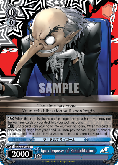 Igor: Imposer of Rehabilitation - P5/S45-E085 - Uncommon available at 401 Games Canada