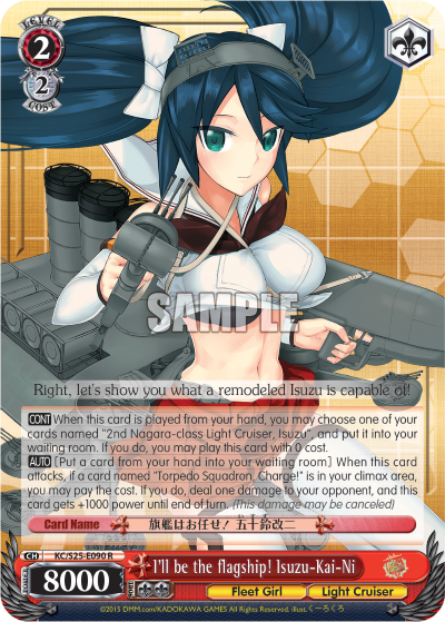 I'll be the flagship! Isuzu-Kai-Ni - KC/S25-E090 - Rare available at 401 Games Canada