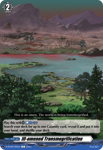 Ill-omened Transmogrification - D-BT08/095 - Common available at 401 Games Canada