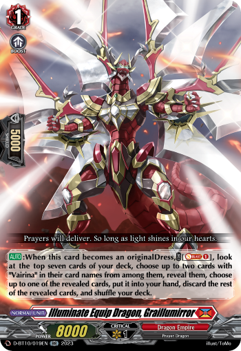 Illuminate Equip Dragon, Graillumirror - D-BT10/019 - Double Rare available at 401 Games Canada