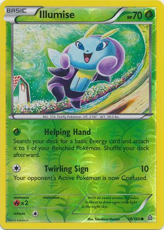 Illumise - 18/160 - Common - Reverse Holo available at 401 Games Canada