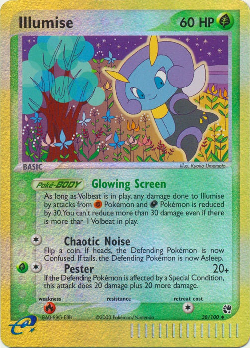 Illumise - 38/100 - Uncommon - Reverse Holo available at 401 Games Canada