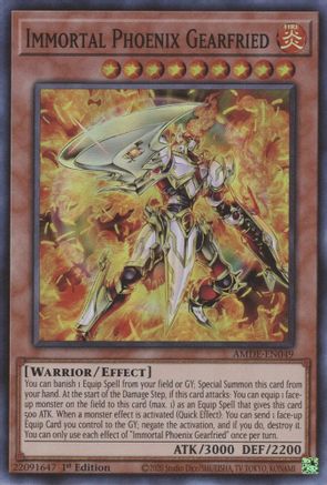 Immortal Phoenix Gearfried - AMDE-EN049 - Super Rare - 1st Edition available at 401 Games Canada