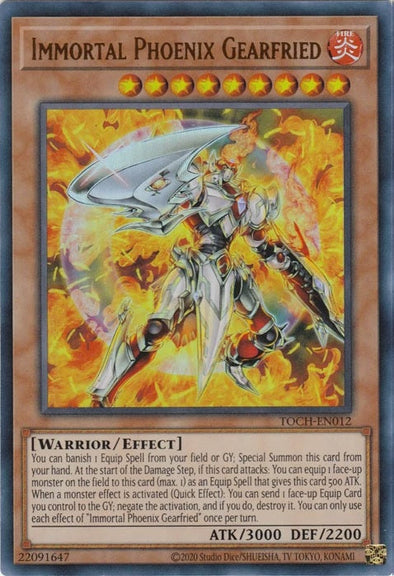 Immortal Phoenix Gearfried - TOCH-EN012 - Ultra Rare - Unlimited available at 401 Games Canada