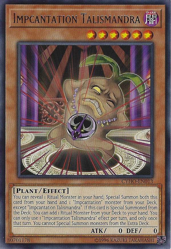 Impcantation Talismandra - CYHO-EN013 - Rare - Unlimited available at 401 Games Canada
