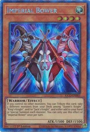 Imperial Bower - KICO-EN003 - Collector's Rare - 1st Edition available at 401 Games Canada