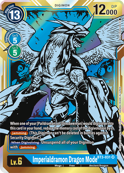 Imperialdramon Dragon Mode (Alternate Art) - BT3-031 - Super Rare available at 401 Games Canada