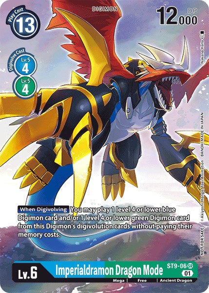Imperialdramon Dragon Mode (Digital Hazard Box Topper) - ST9-06 - Super Rare available at 401 Games Canada
