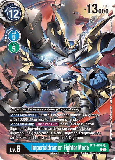 Imperialdramon Fighter Mode (Alternate Art) - BT8-032 - Super Rare available at 401 Games Canada