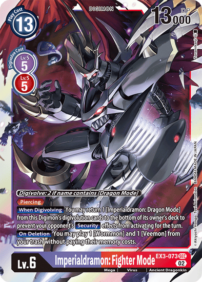 Imperialdramon: Fighter Mode - EX3-073 - Secret Rare available at 401 Games Canada