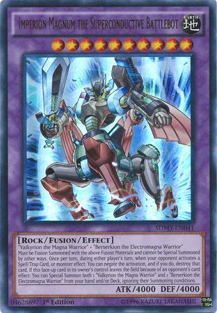 Imperion Magnum the Superconductive Battlebot - SDMY-EN041 - Ultra Rare - 1st Edition available at 401 Games Canada