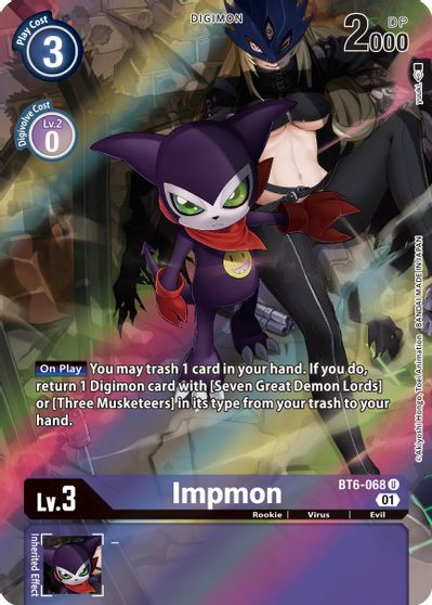 Impmon (Alternate Art) - BT6-068 - Uncommon available at 401 Games Canada